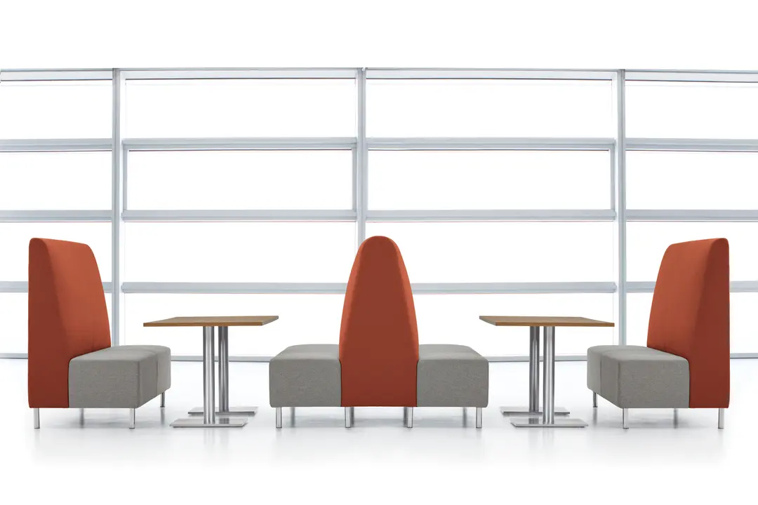 Bright contemporary office breakroom
