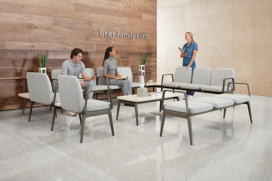 Flexible pull-up tables in a collaborative office