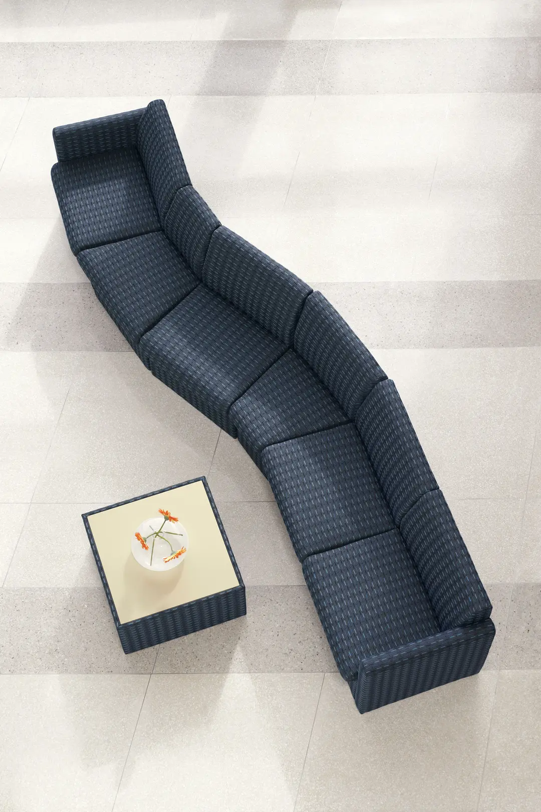 Contemporary shared office lounge