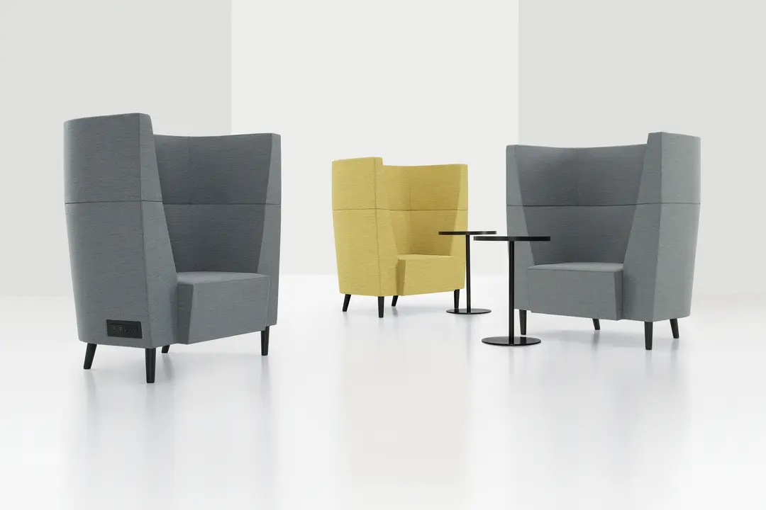 Quiet private workplace lounge