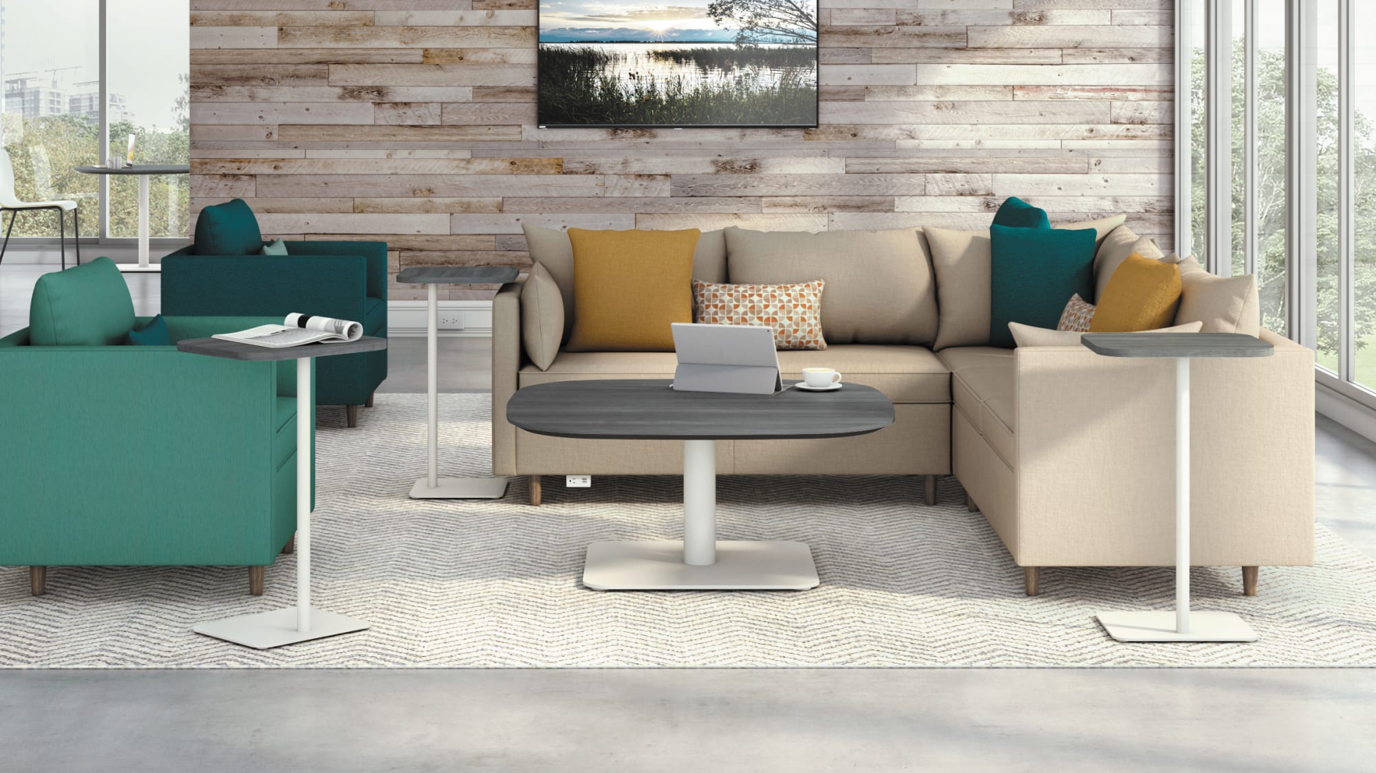 Modern collaborative meeting space