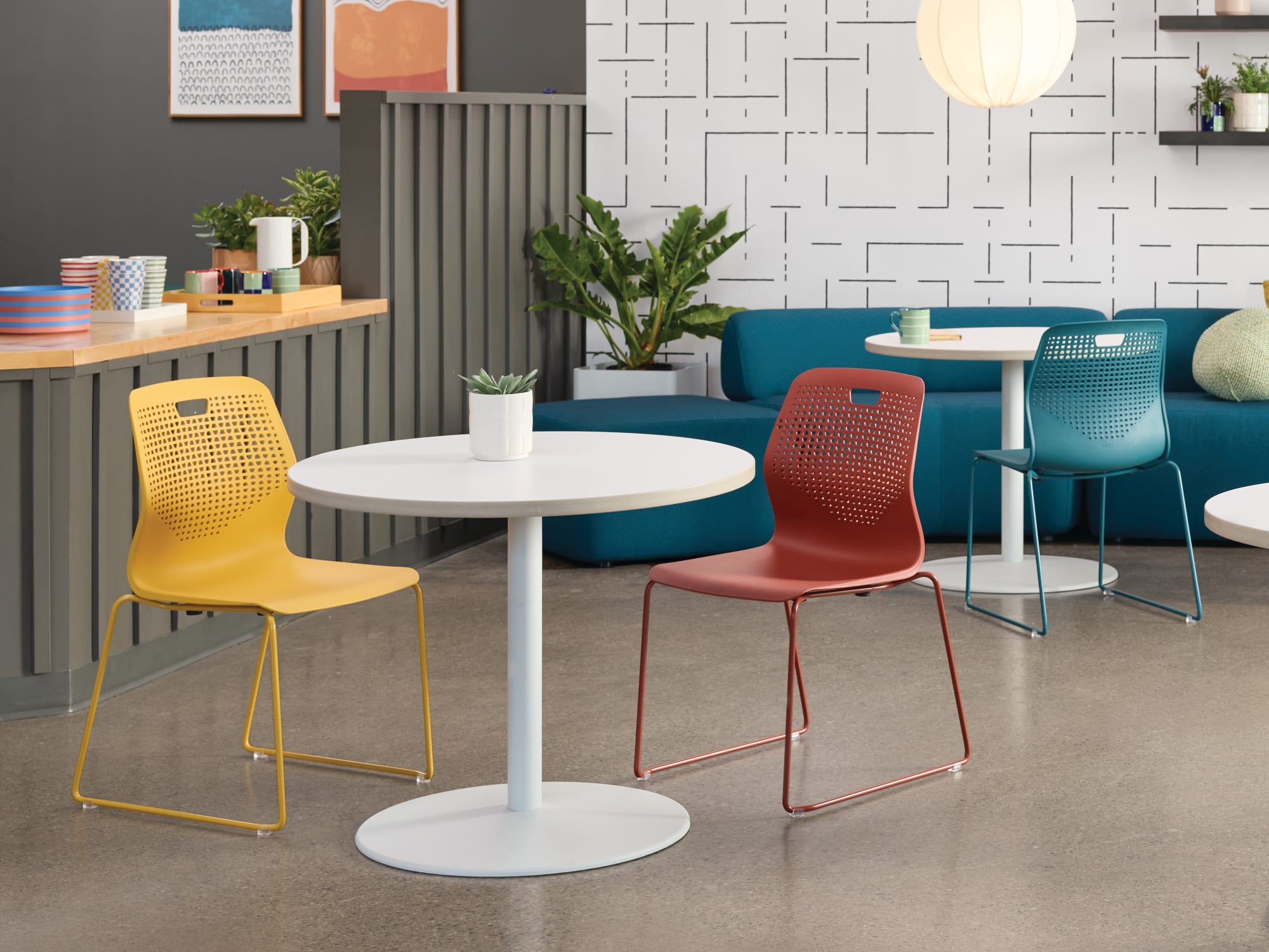 Social office café area