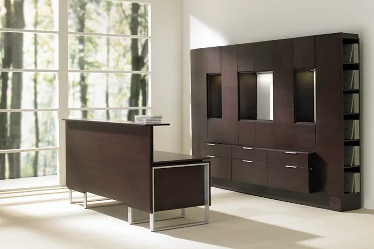 Contemporary office waiting lounge