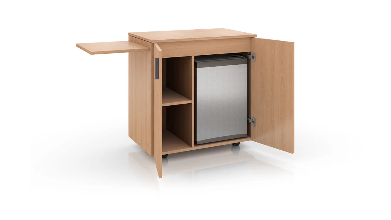 Rolling office storage cart