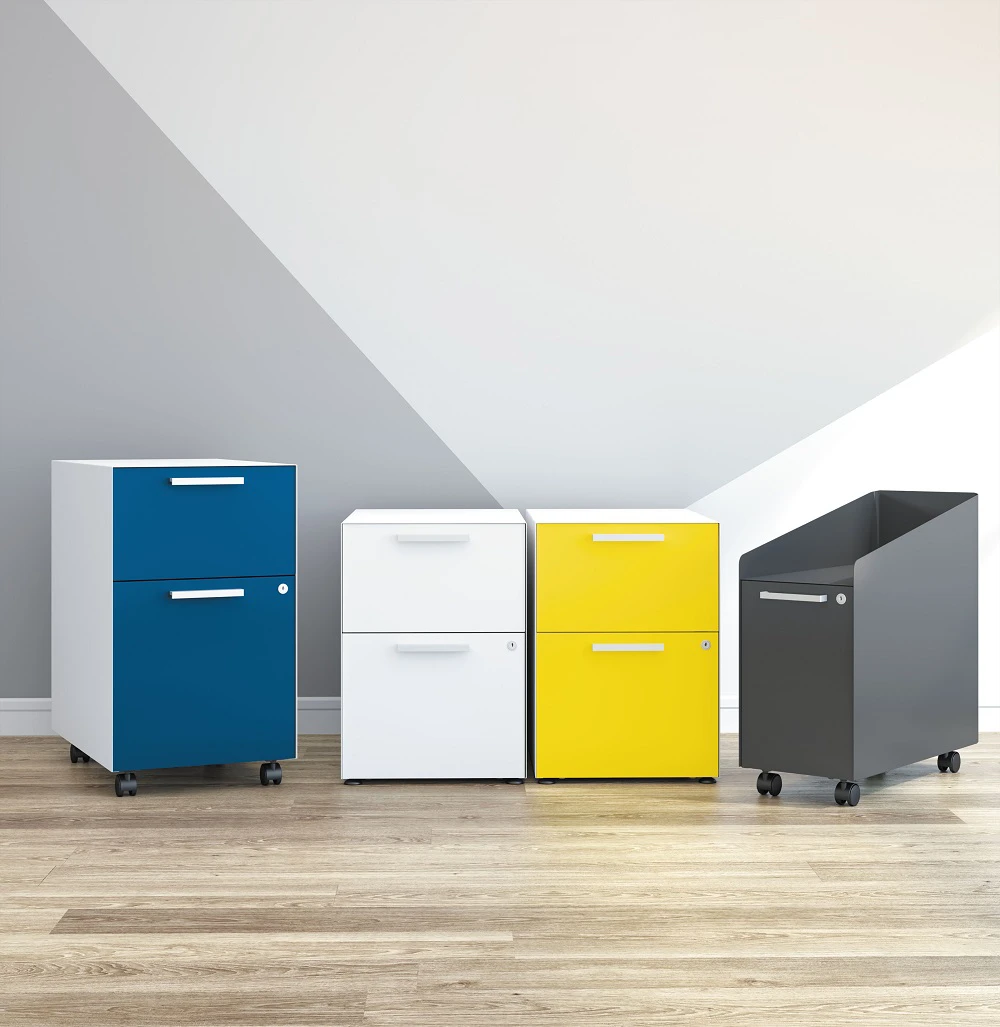 Shelving units on casters
