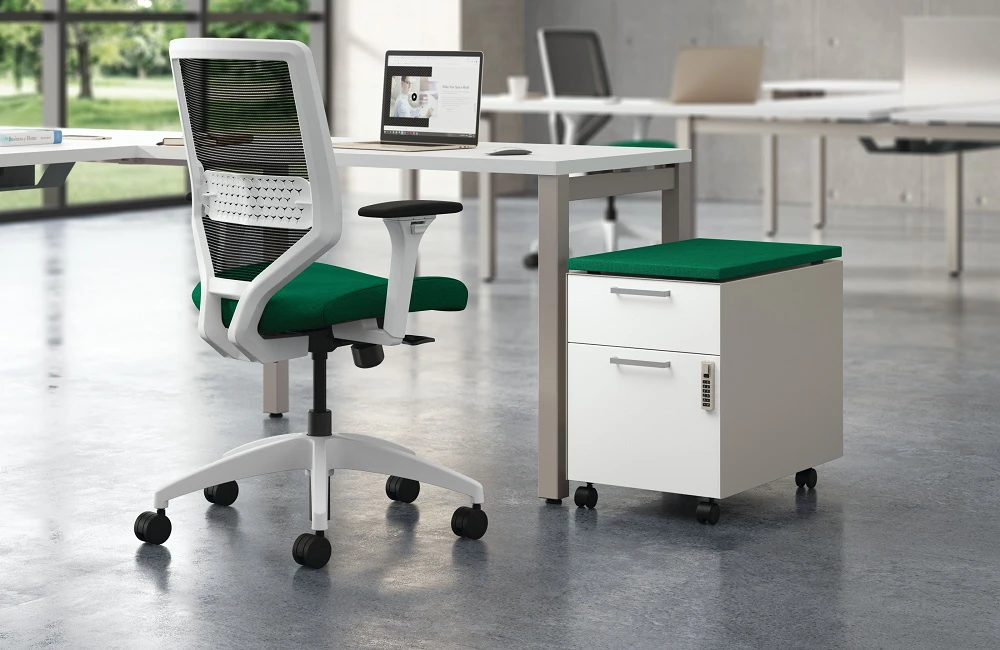 Rolling office storage cart