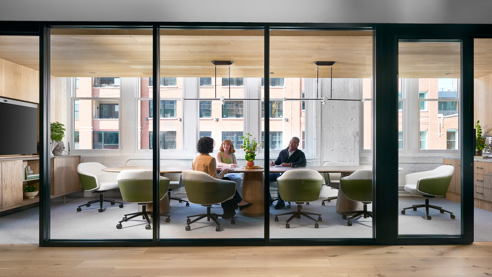 Large workplace training space