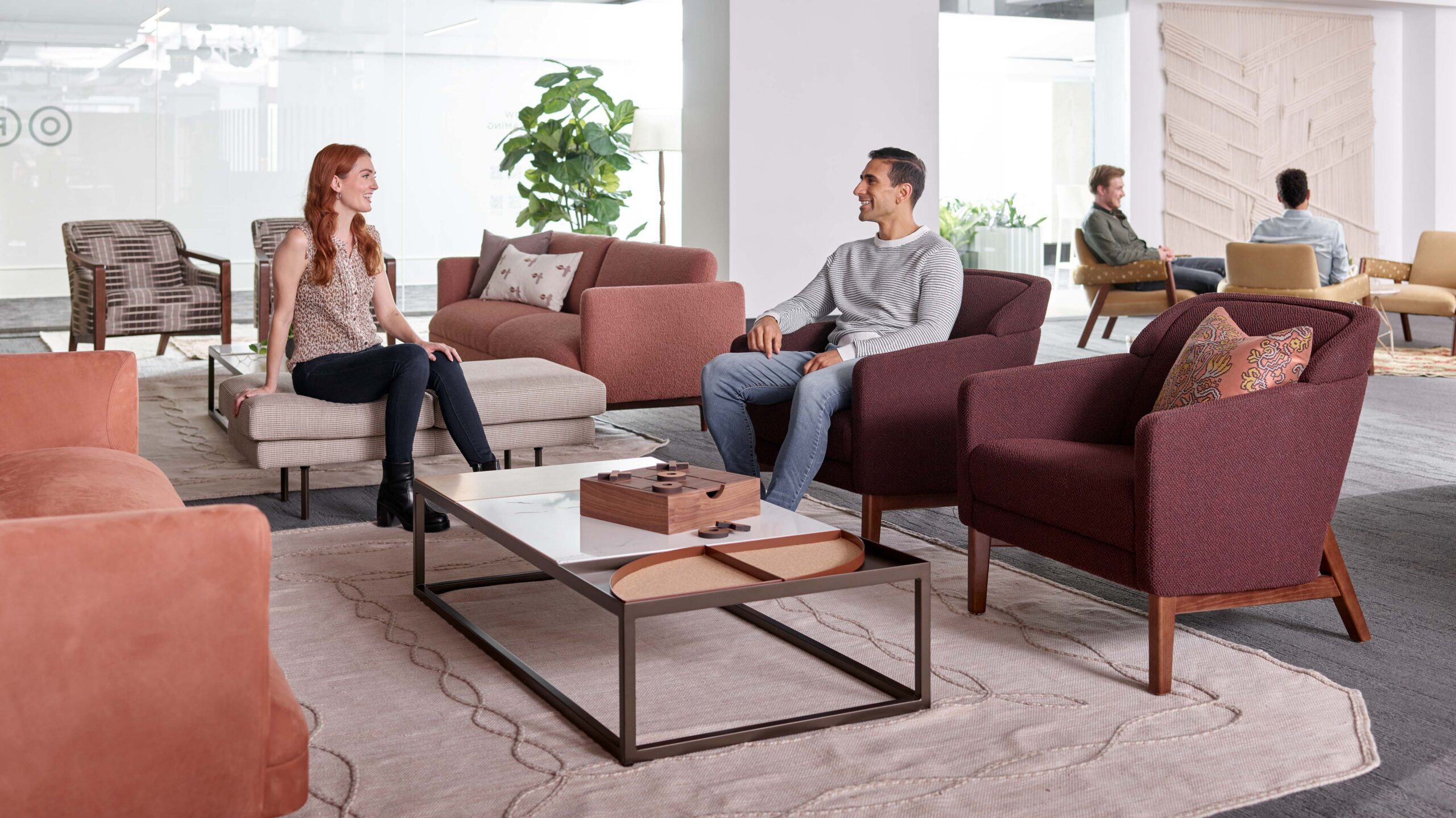 Mobile work table with seating