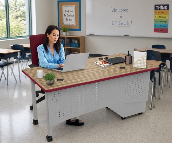Modern school administrative office