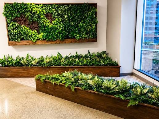 Green divider installation