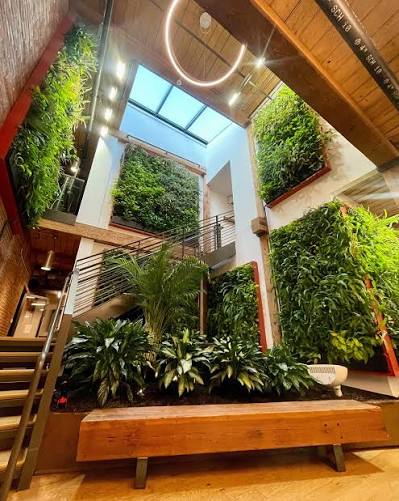 Living wall installation