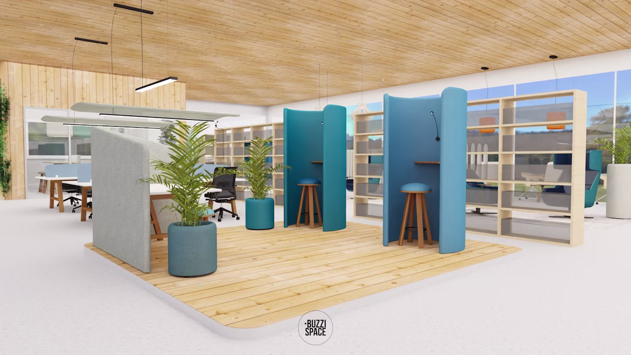 Pods & Privacy Booths acoustic installation