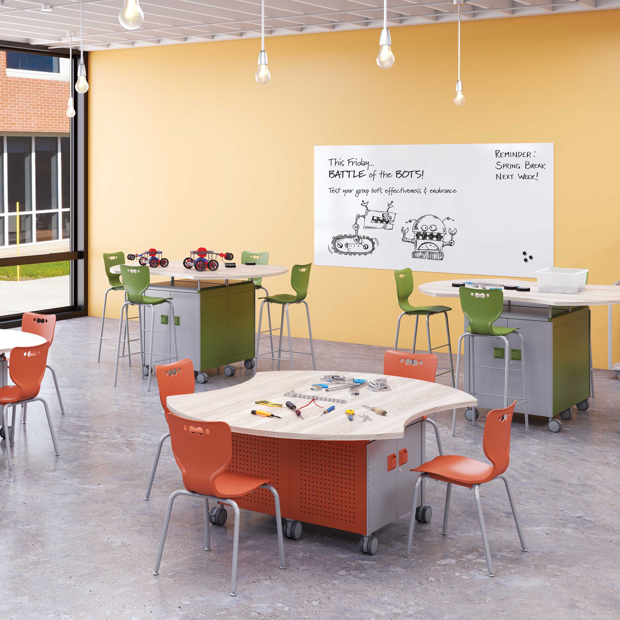 Modern science and technology learning space