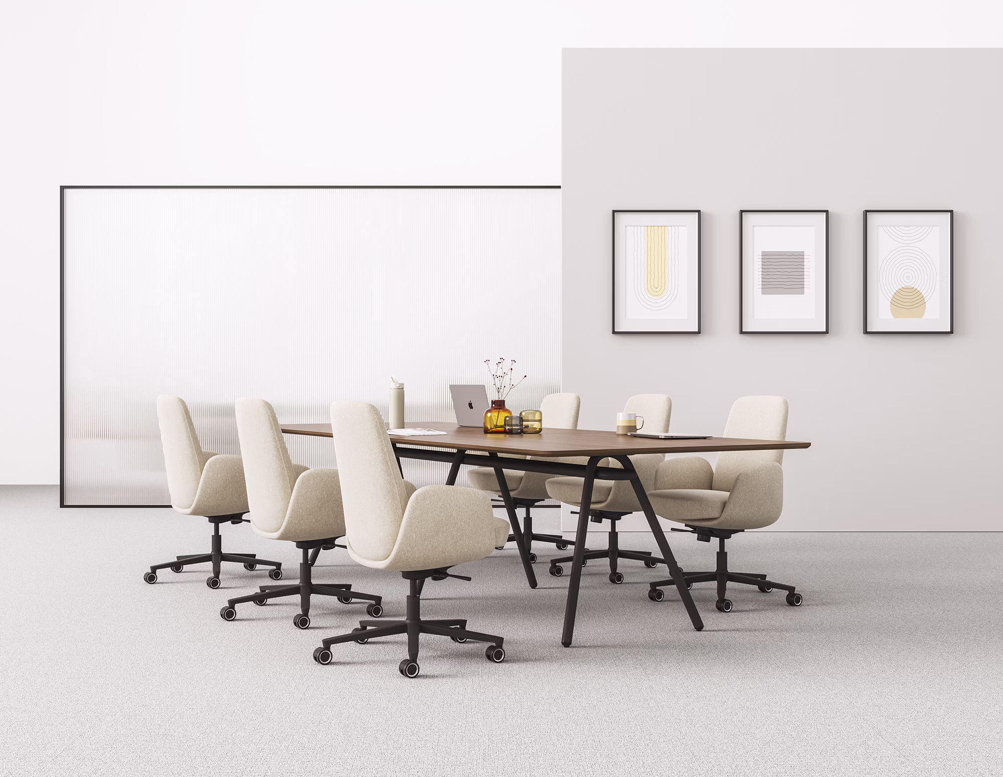 Small meeting room for four people