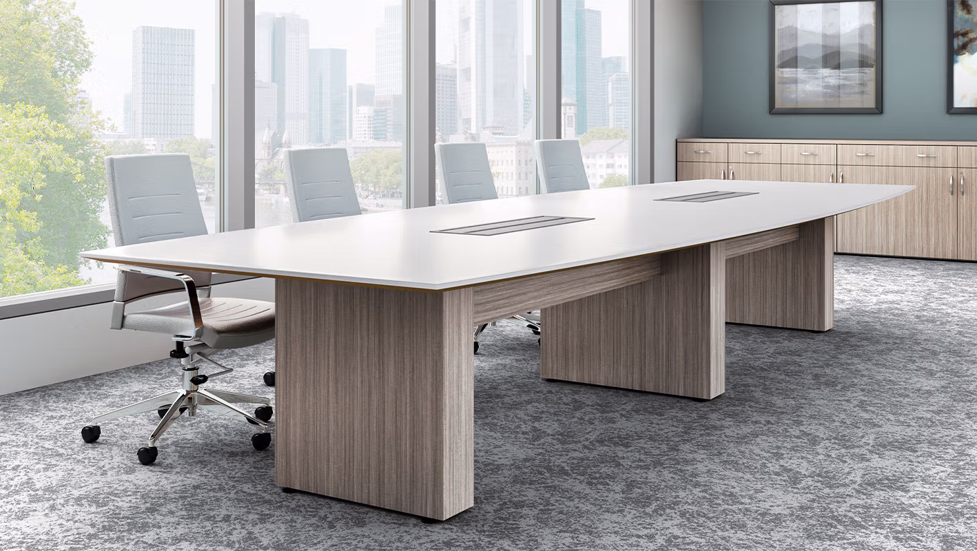 Corporate meeting room with comfortable seating