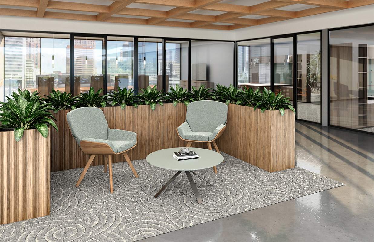 Integrated planter installation