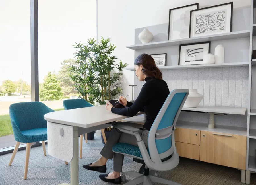 Adjustable ergonomic office chair