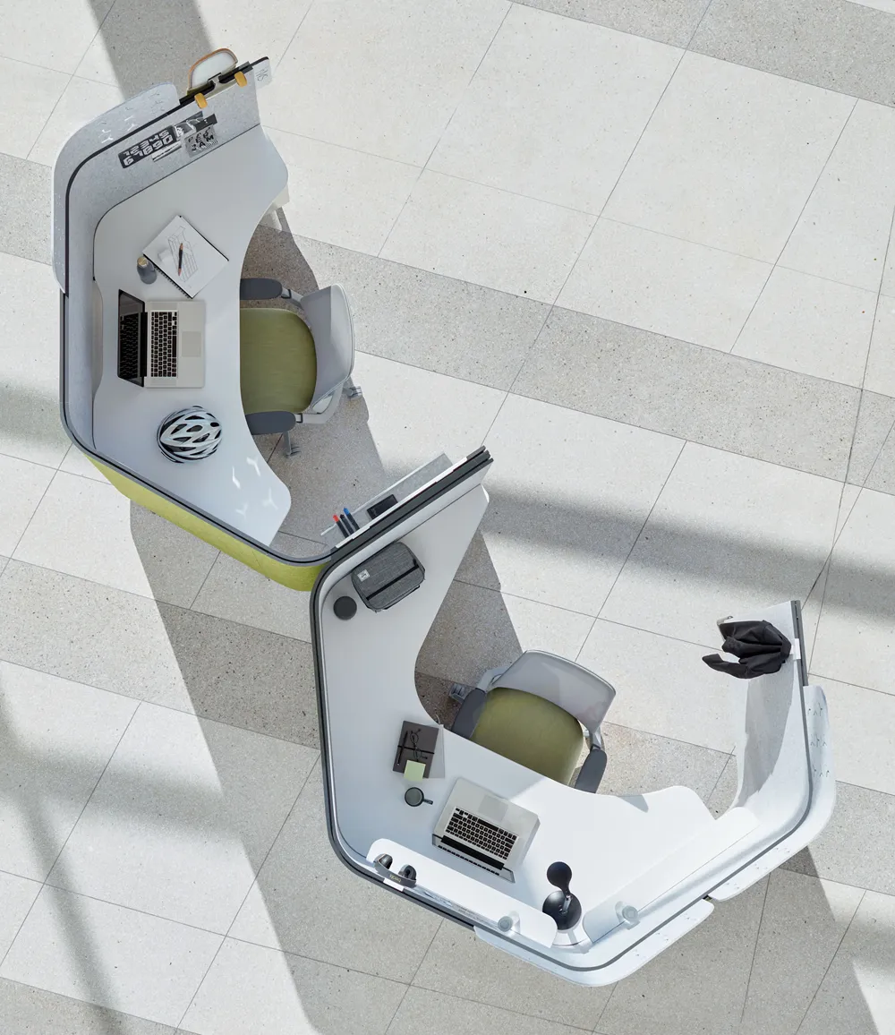 Pods & Privacy Booths acoustic installation