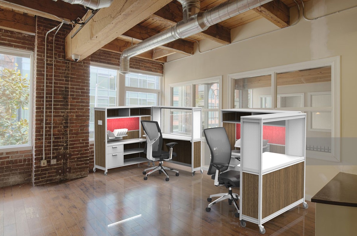 BOB closed mobile workstation unit