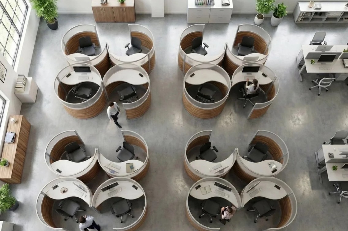 Contour collaborative pod