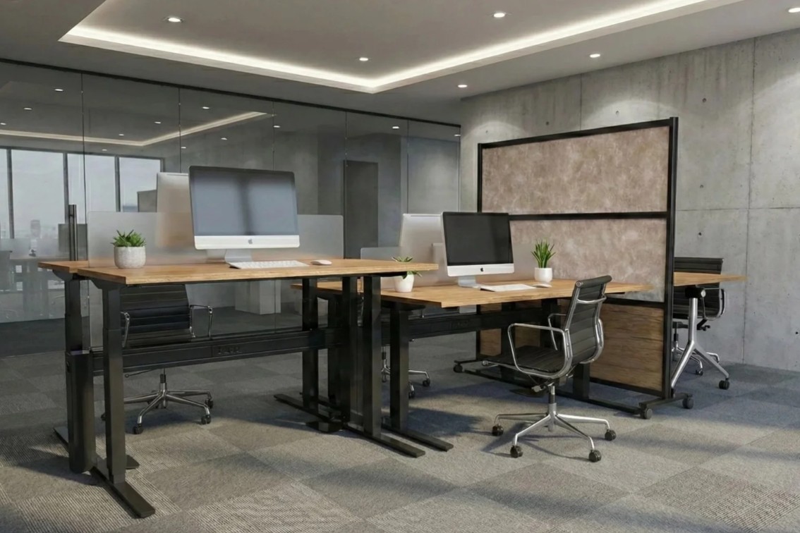 MIX mobile screens in an open office
