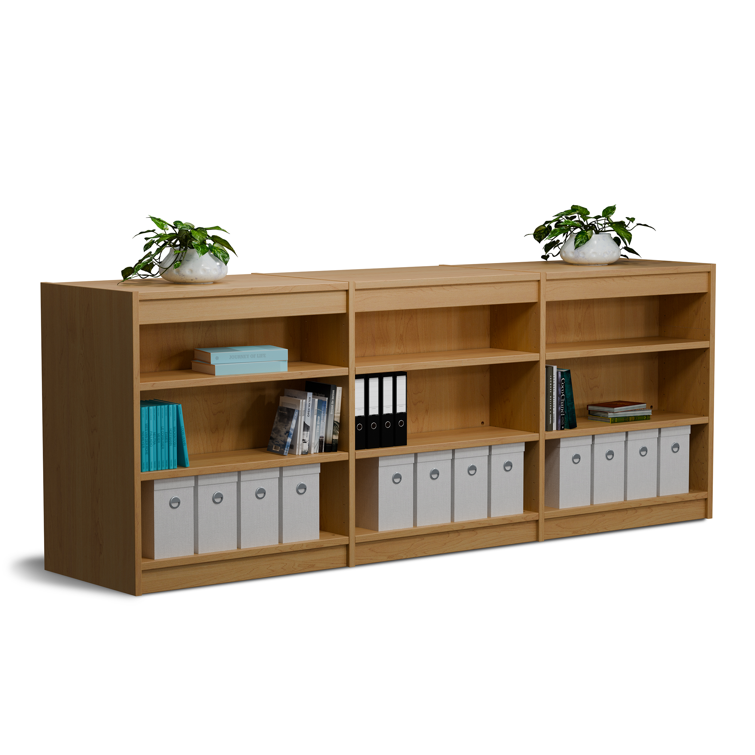 Trace lockers used as an architectural storage wall