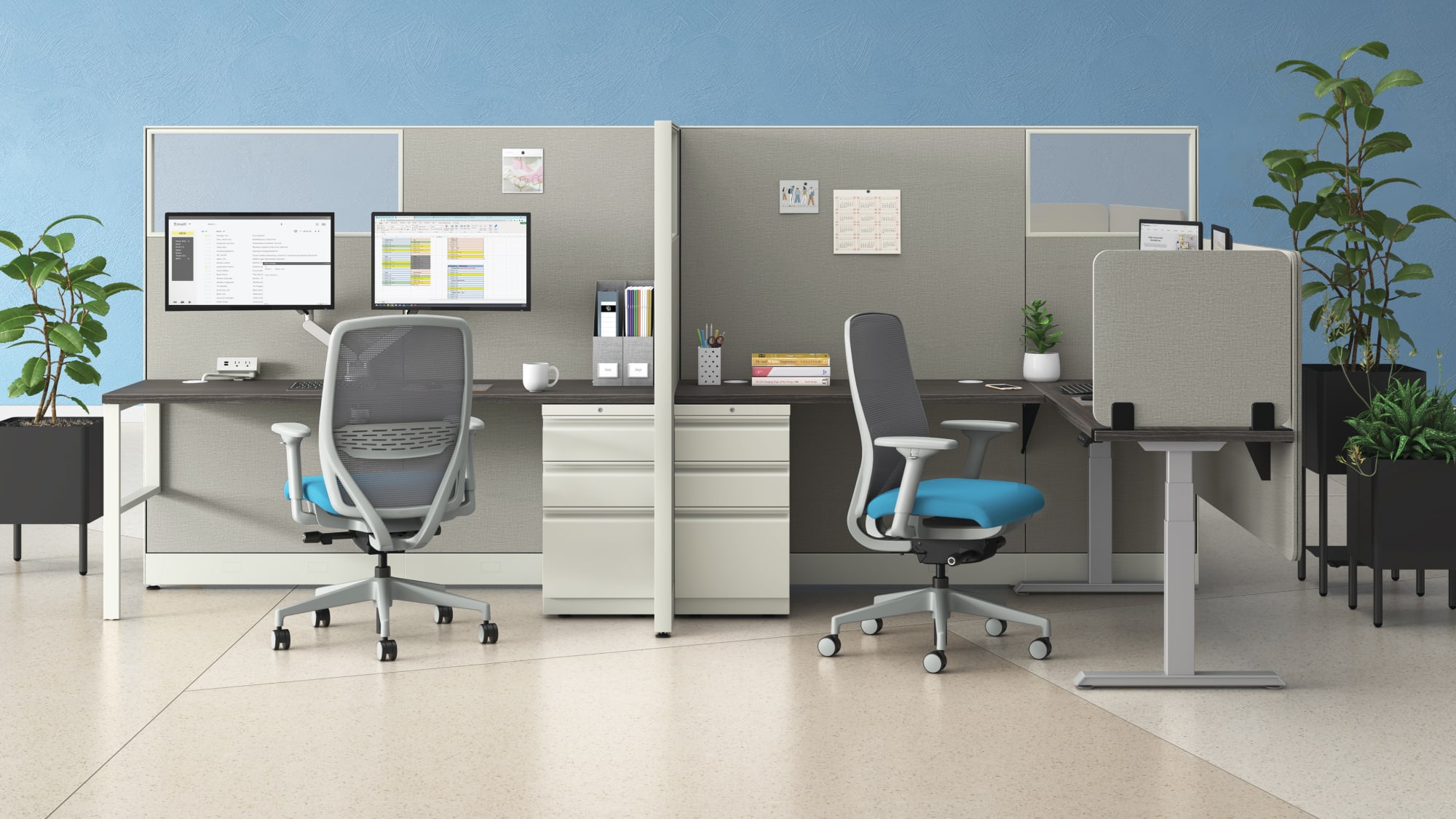 HON Accelerate glass panel configuration