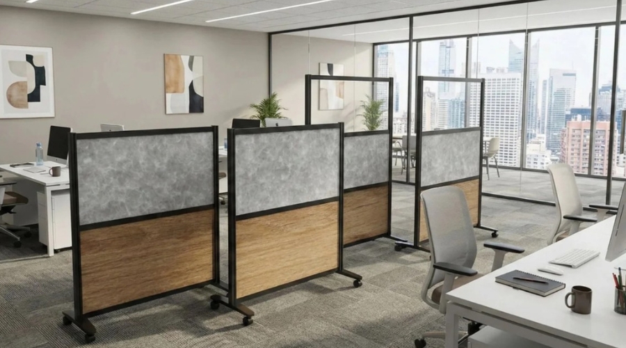 Fluidconcepts MIX mobile divider screens