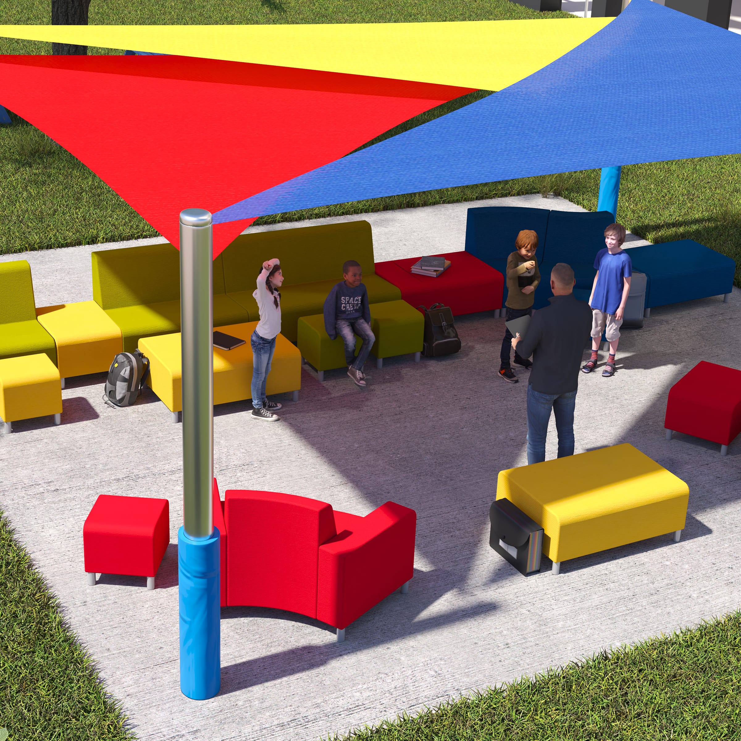 Open outdoor learning environment