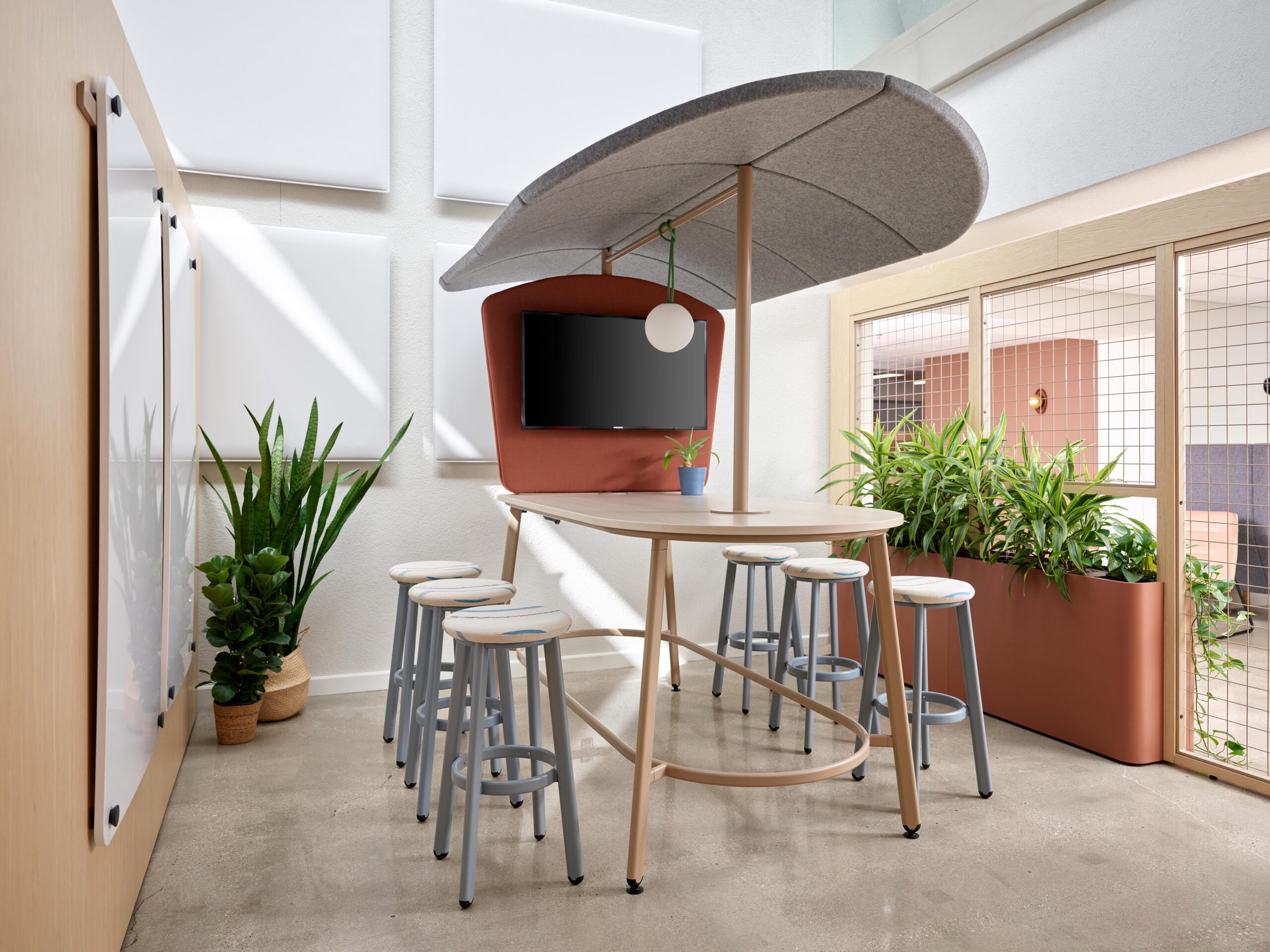 Integrated planter installation