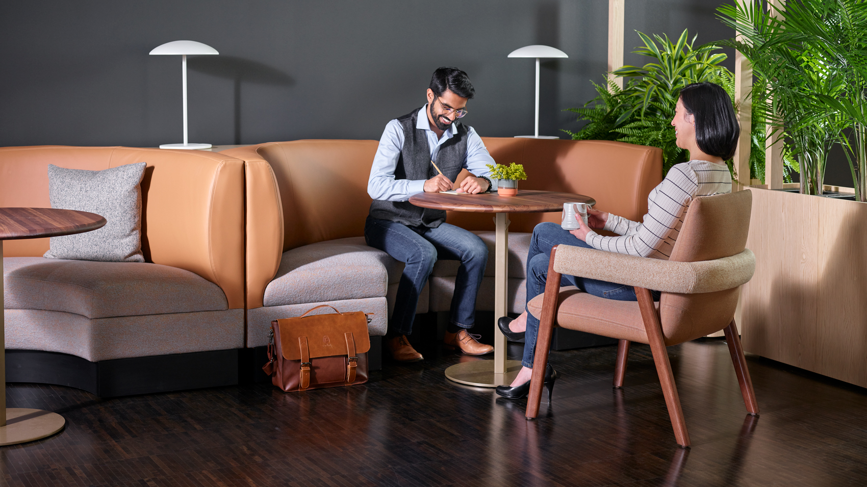 Cafe setting used for casual work