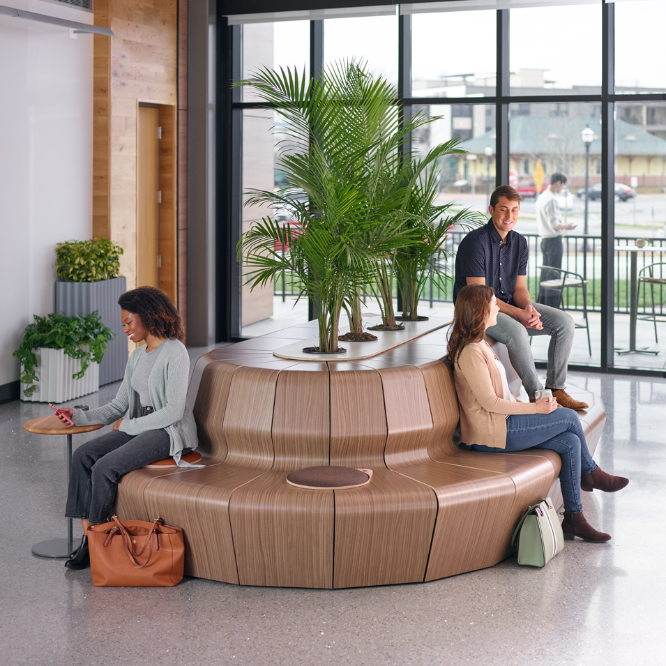 Integrated planter installation