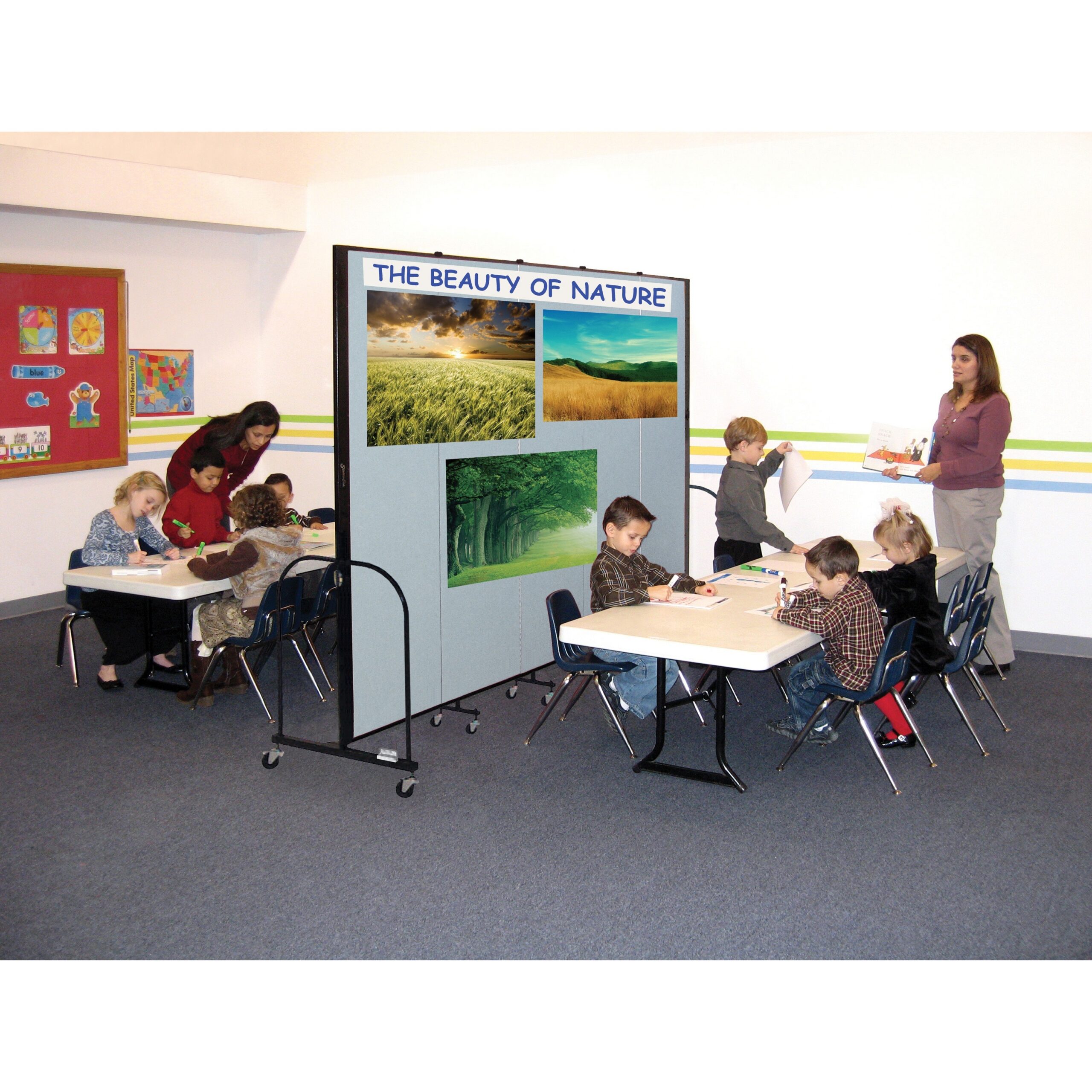 Screenflex portable folding divider