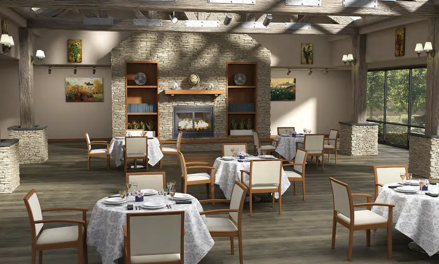 Senior Living Dining Areas example 5