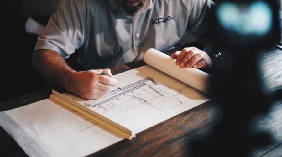 Floor plans and workplace space planning materials