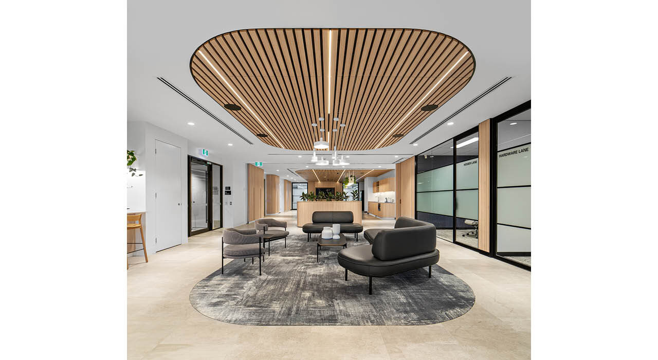 Ceiling Baffles acoustic installation