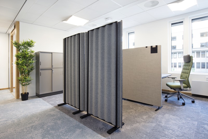 Freestanding Screens acoustic installation