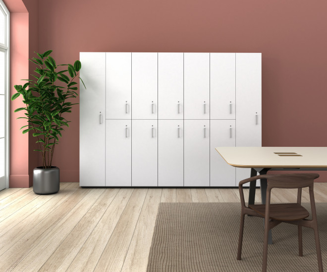 Global personal lockers providing secure individual storage