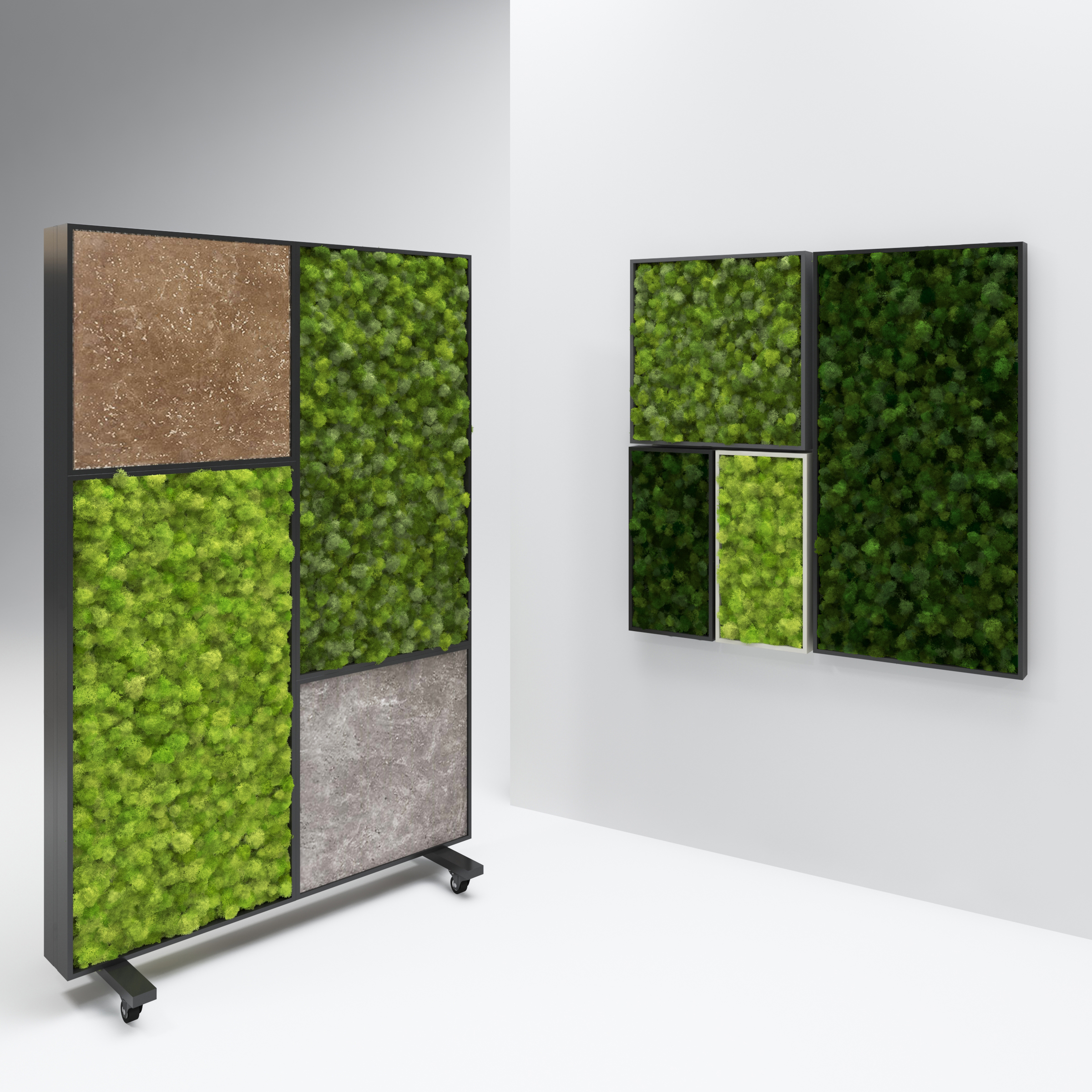 Green divider installation