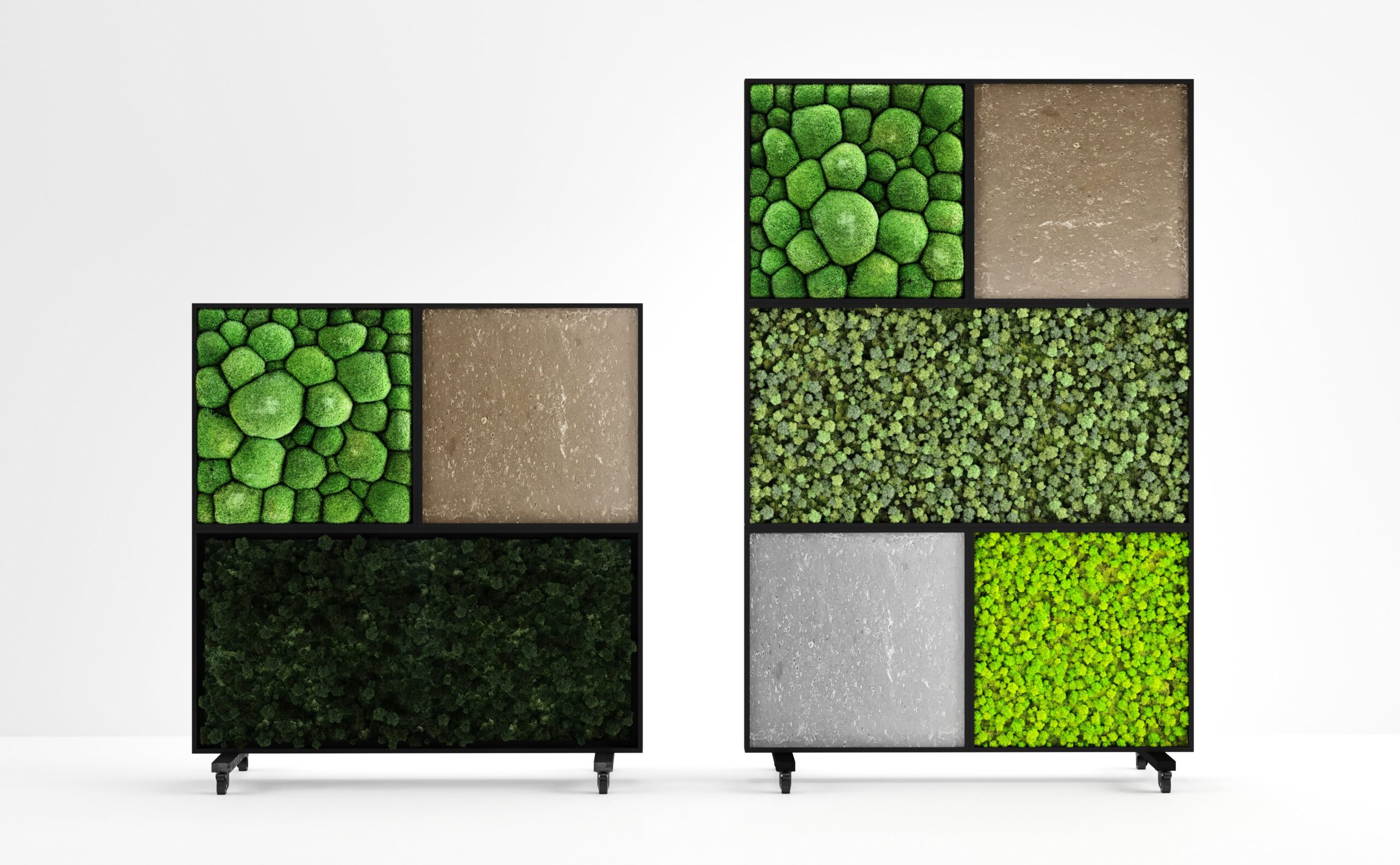 Green divider installation