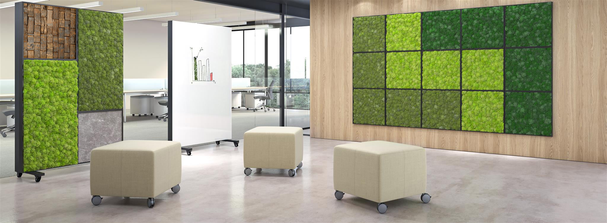 Living wall installation