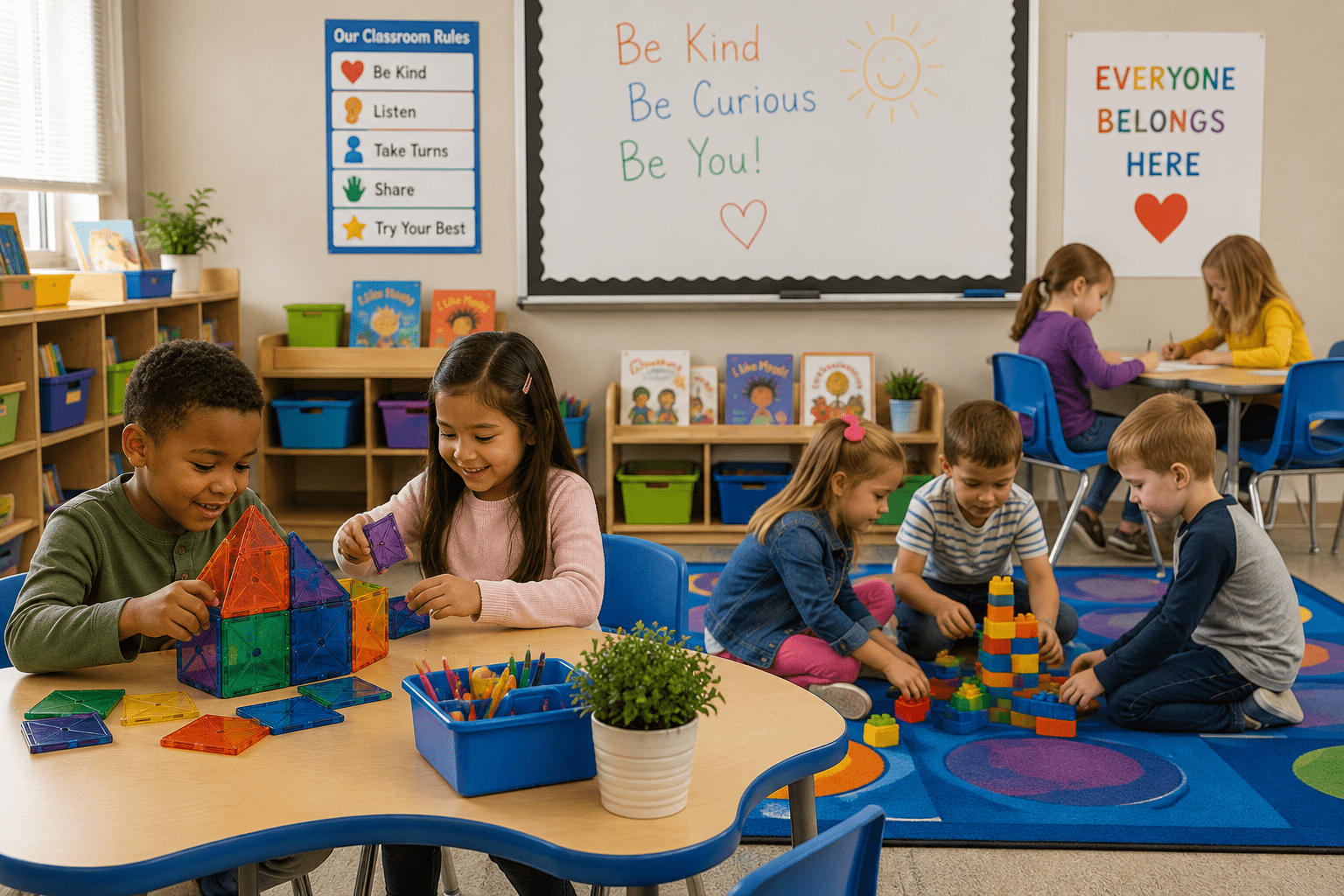 Elementary school classroom