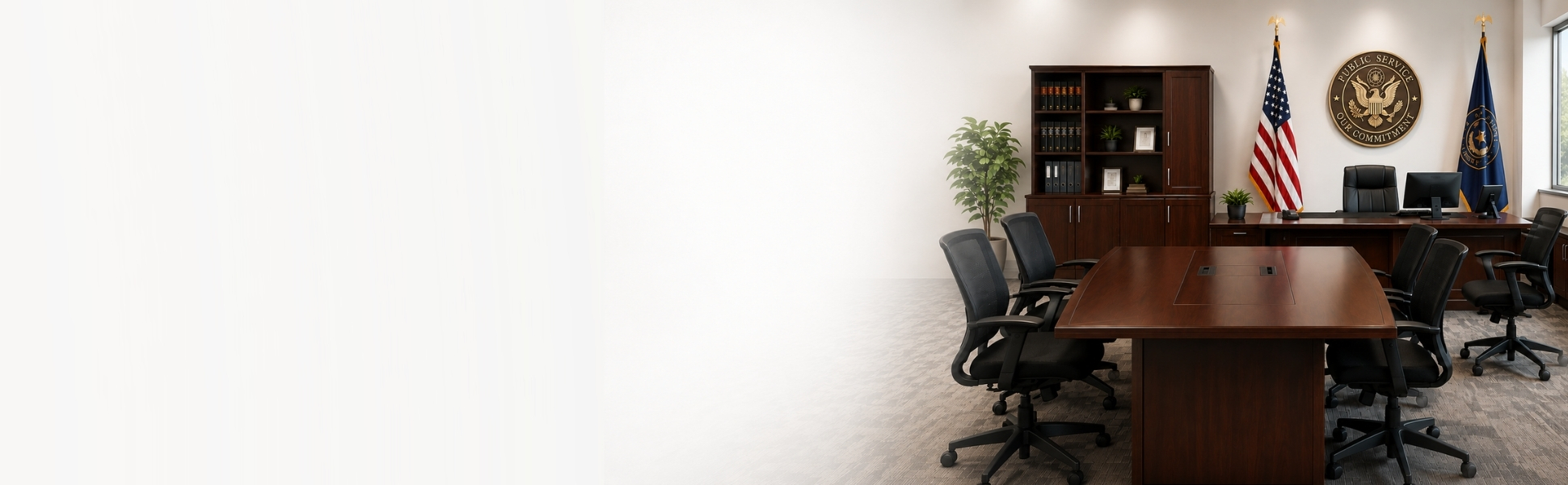 Federal government office furniture and workplace environment